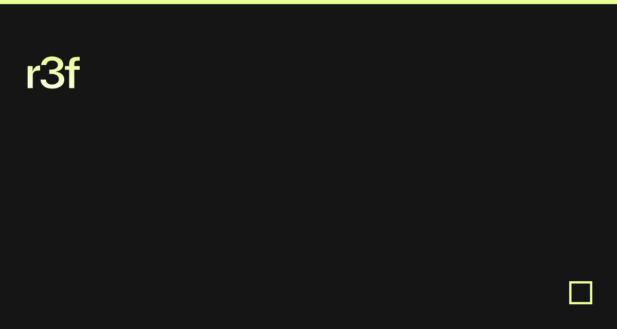 r3f - Codesandbox