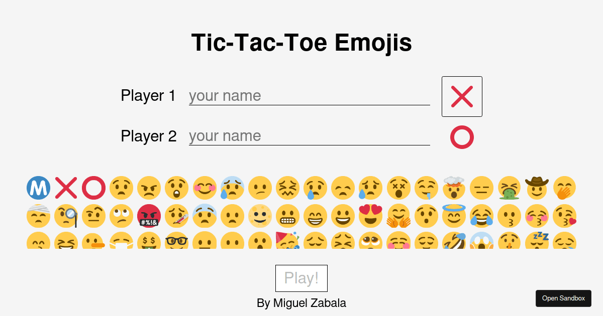 Vue 5x5 tic tac toe - Codesandbox