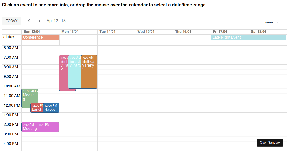 react-big-calendar-like-google test (forked) - Codesandbox