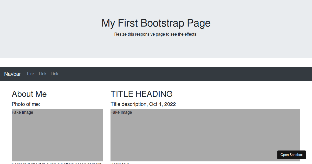react - Codesandbox