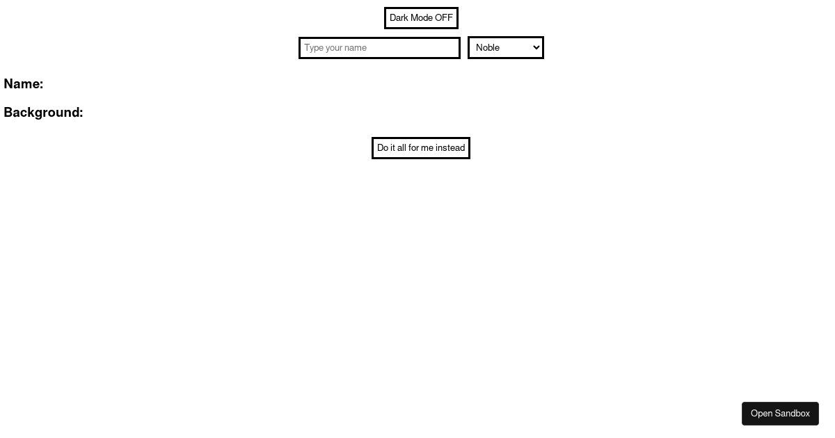 use-reducer-exercise-2 - Codesandbox