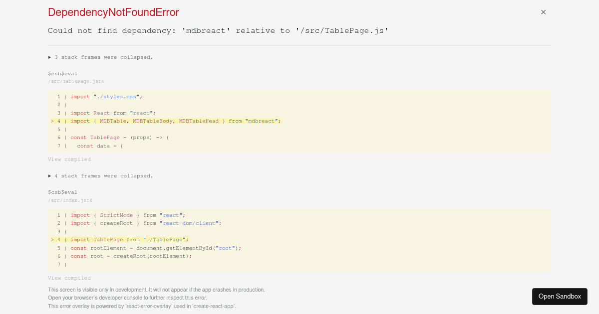 practise - Codesandbox