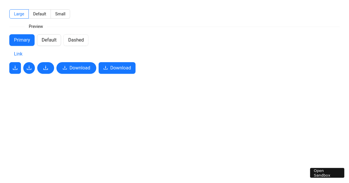Size - antd@5.1.7 - Codesandbox