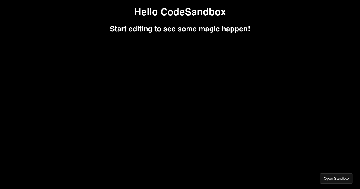 Dark Mode React - Codesandbox