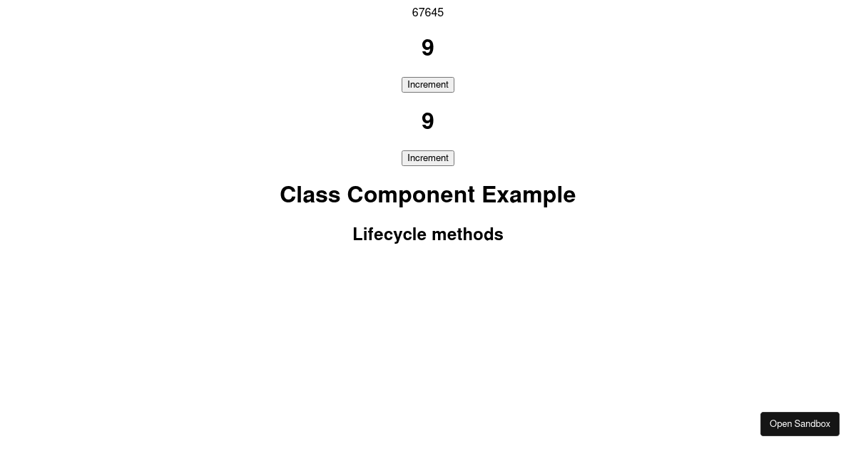 react - Codesandbox