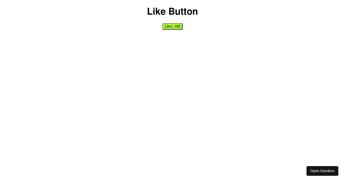 Like-button-(increase and decrease on same button) - Codesandbox