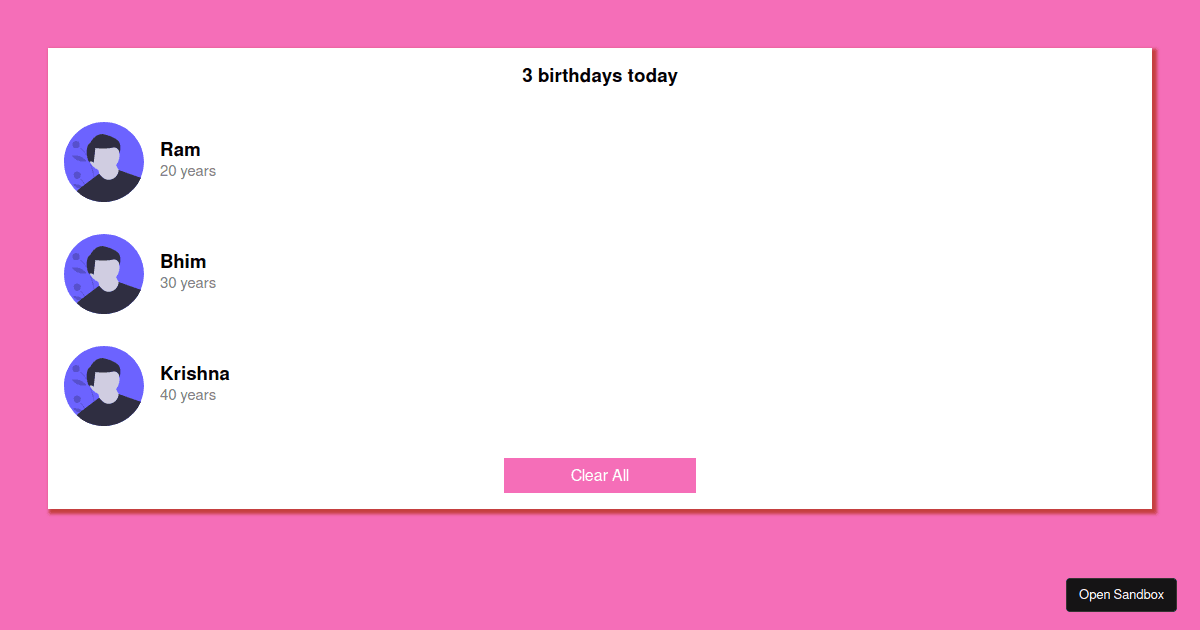 birthday-list-codesandbox