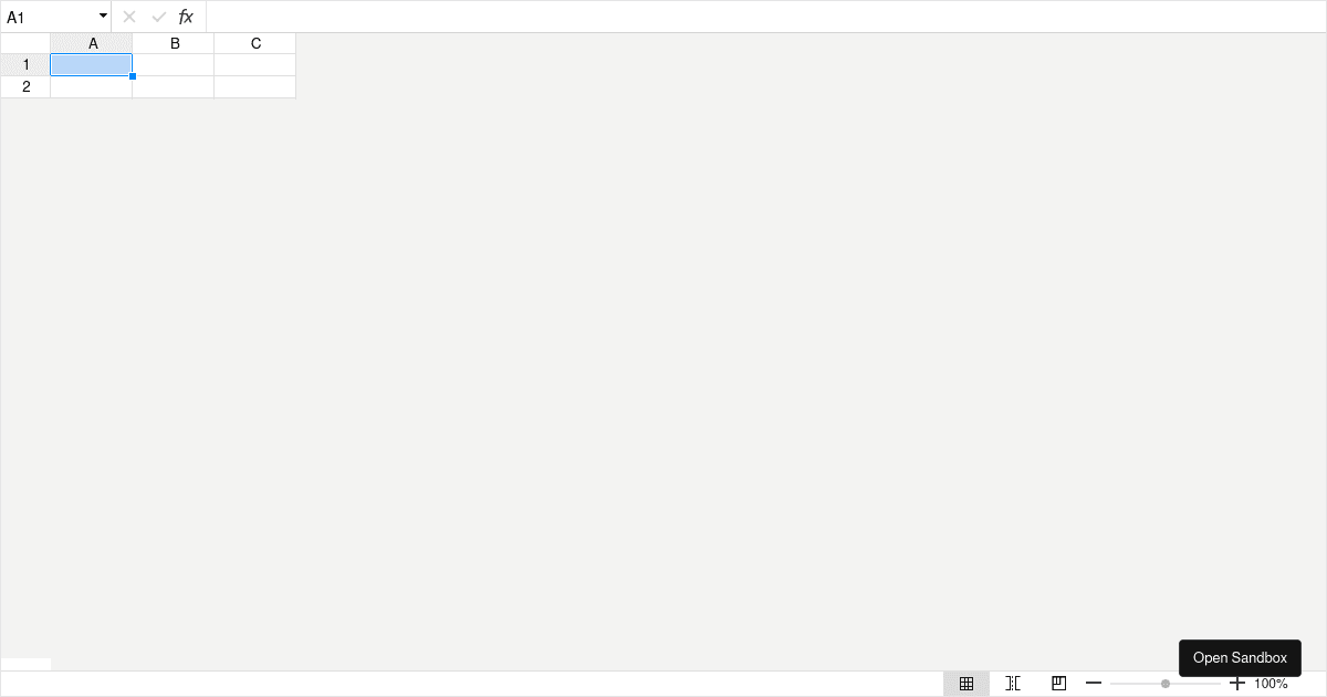 Luckysheet (forked) - Codesandbox