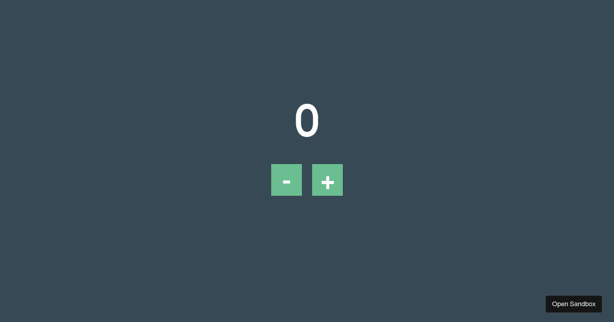 useState Hook (forked) - Codesandbox