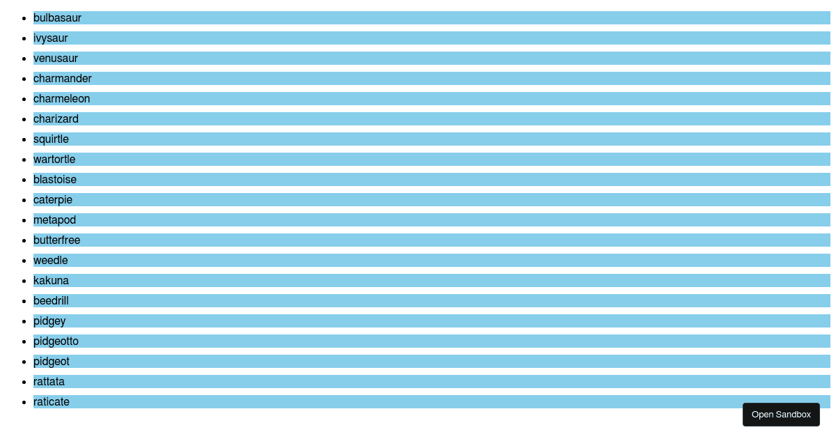 Exercise 2: useEffect with fetch - Codesandbox