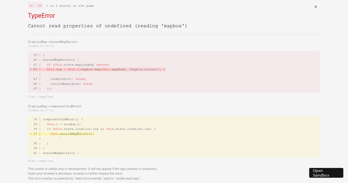 Learning lifecycle methods (forked) - Codesandbox