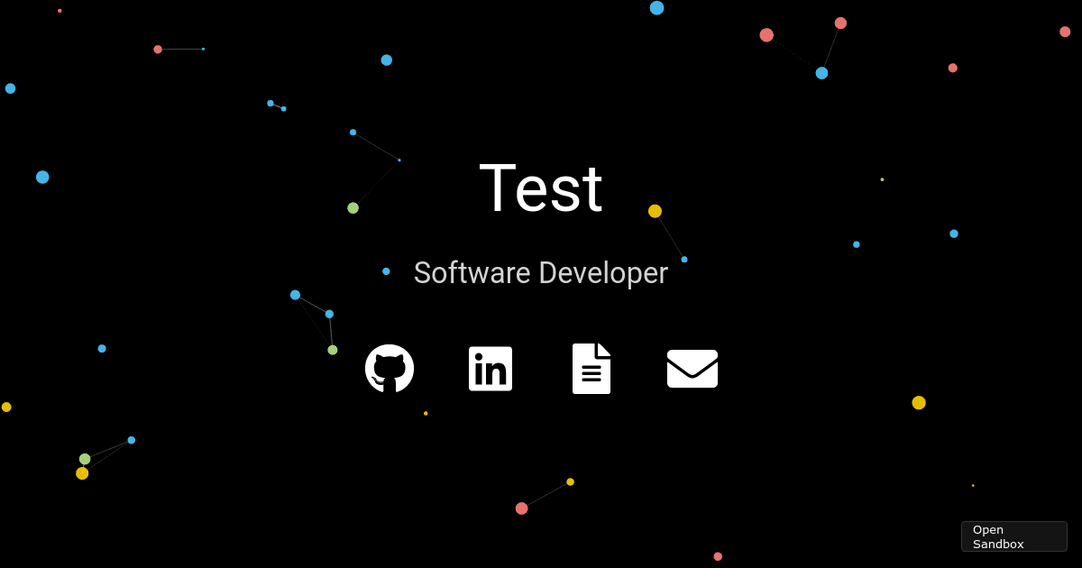 particlesjs (forked) - Codesandbox