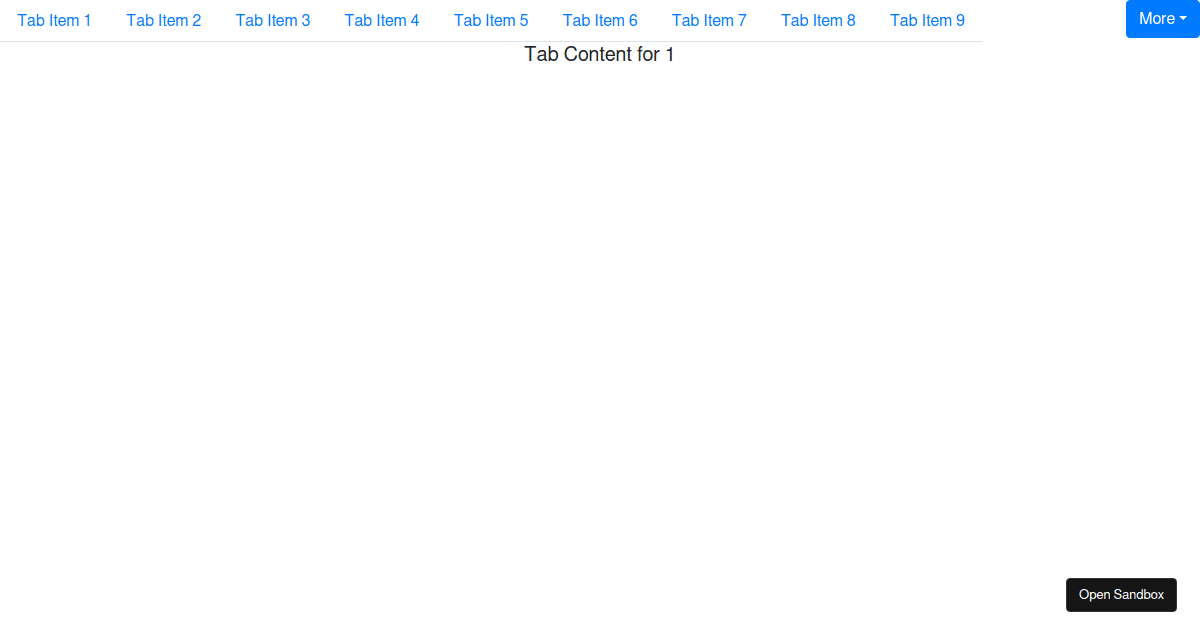 responsive-tabs - Codesandbox