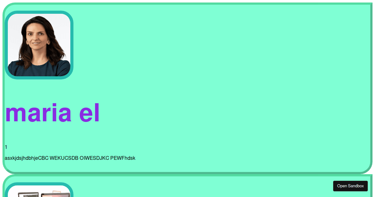 react - Codesandbox