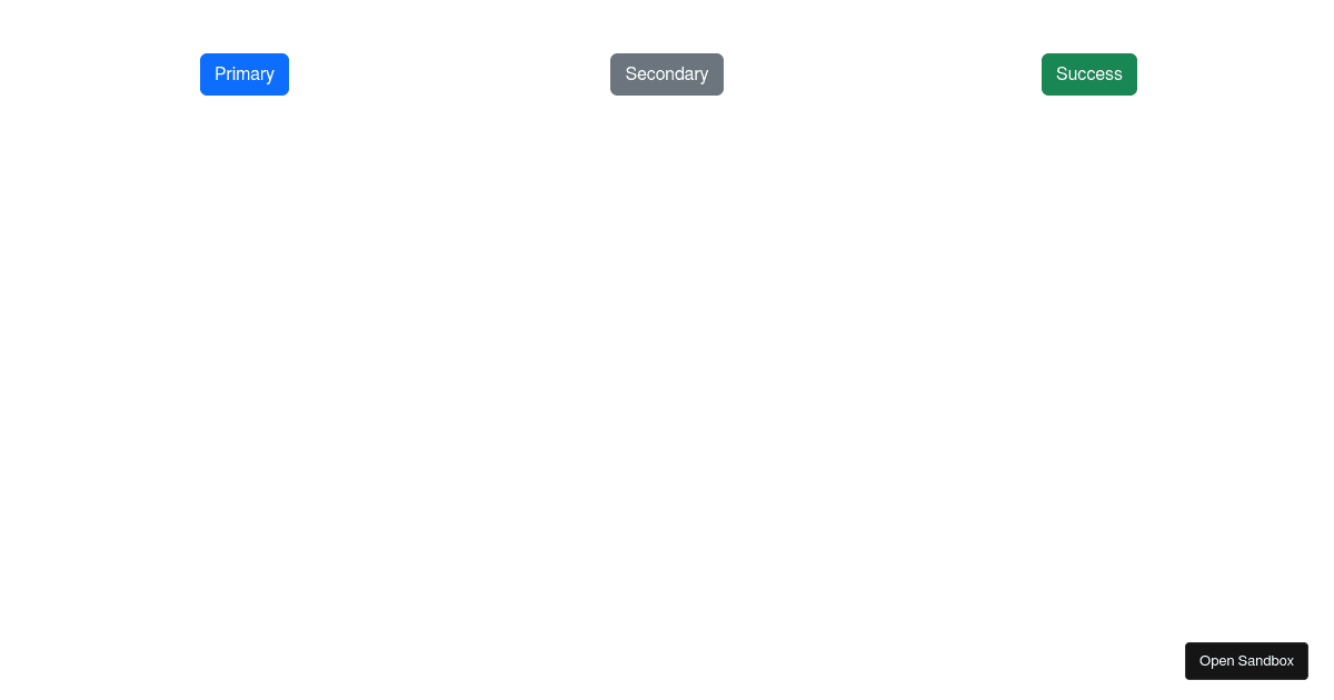React Bootstrap (With CDN) - Codesandbox