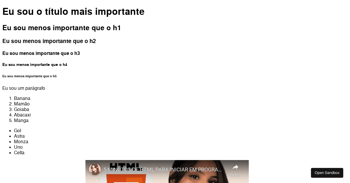 Aula 3 - Codesandbox