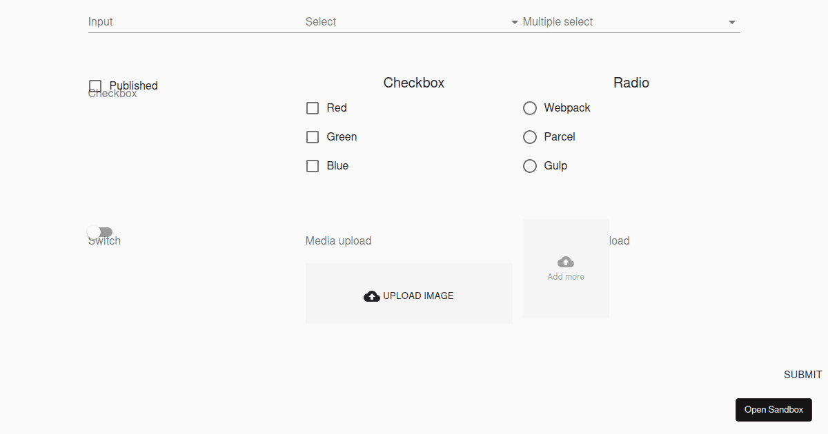 reactstandaloneformmui Codesandbox