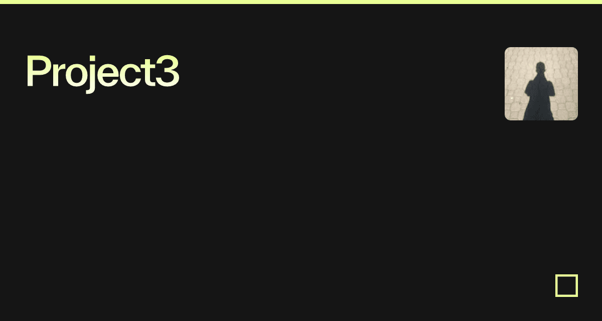 Project3 - Codesandbox
