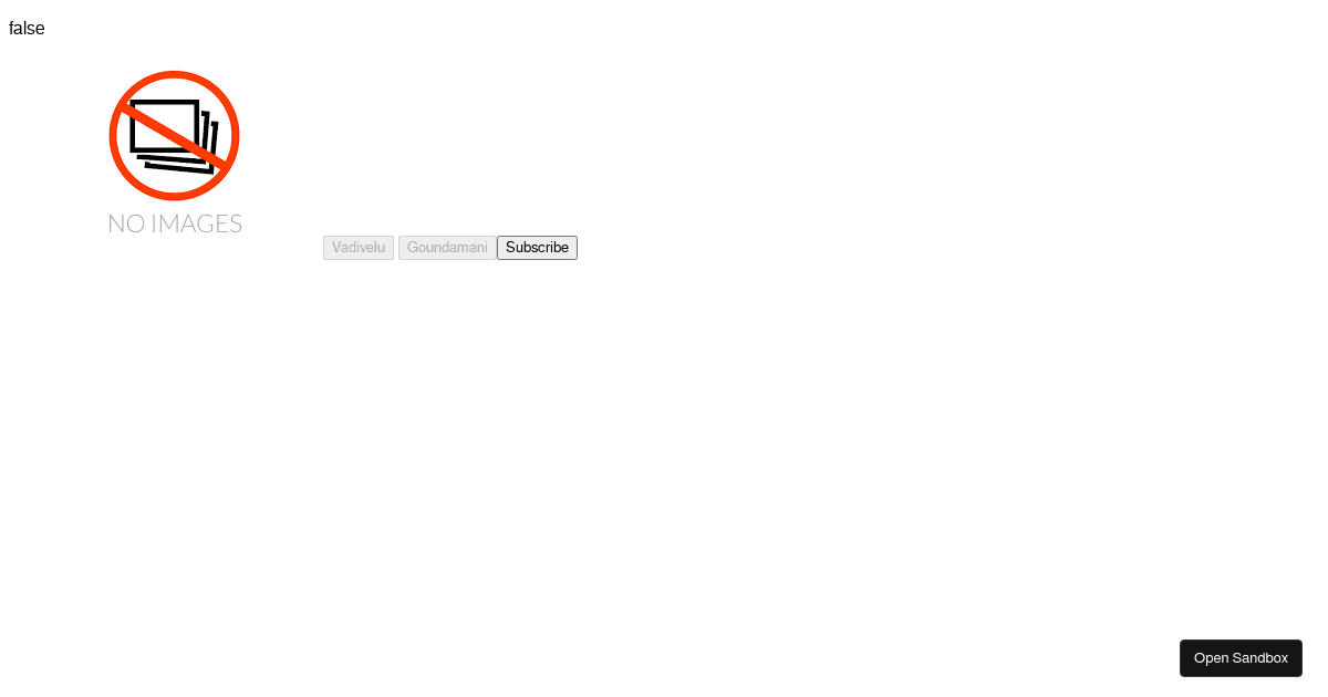 react - Codesandbox