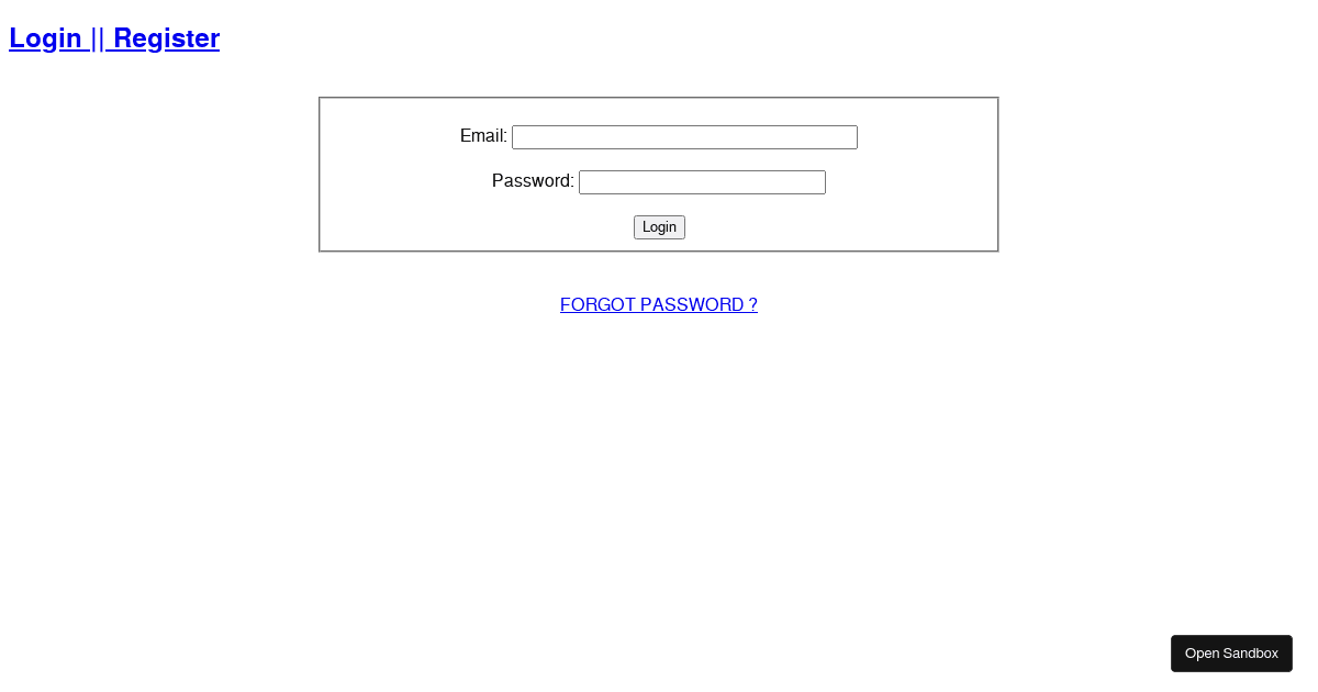 project1.0 - Codesandbox