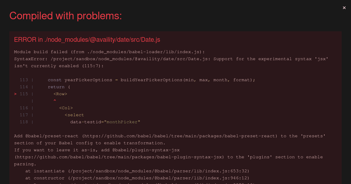 sample av form (forked) - Codesandbox