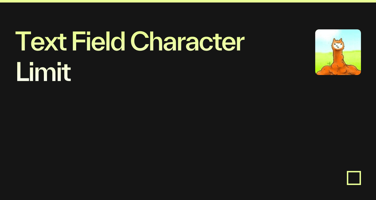 text-field-character-limit-codesandbox