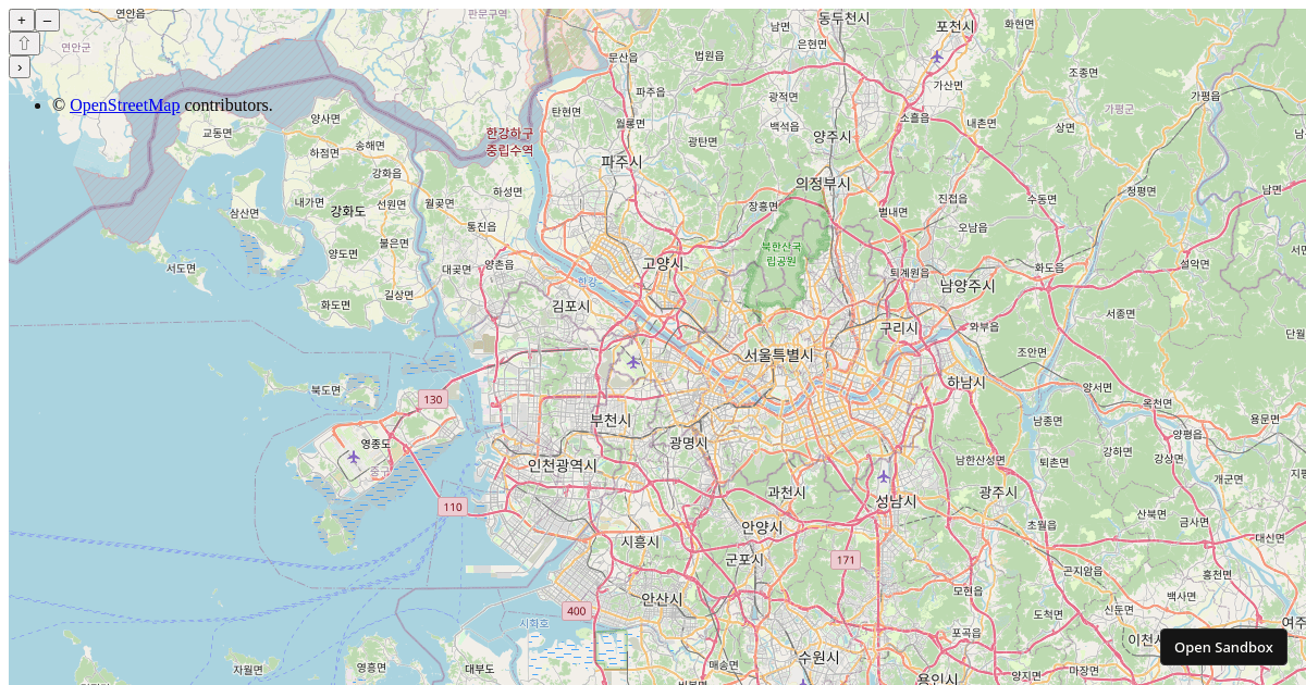 React Open Layers - Map with mouse features - Codesandbox