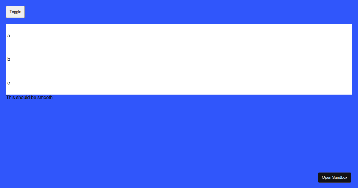 framer-motion animatepresence padding issue - Codesandbox