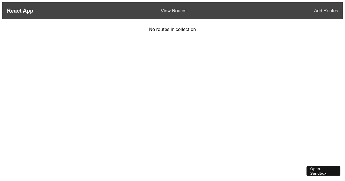 react - Codesandbox