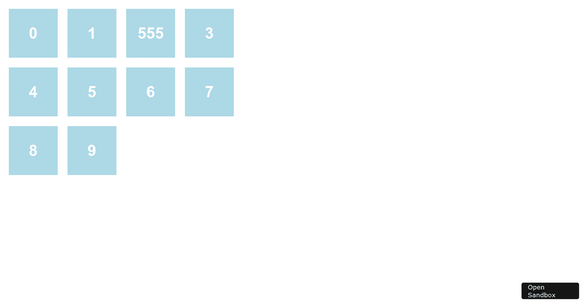 React Beautiful Dnd Grid (forked) - Codesandbox
