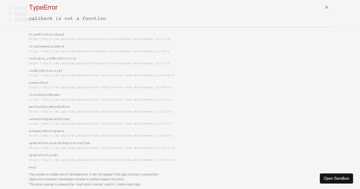 Reach Router Starter v1 - Codesandbox