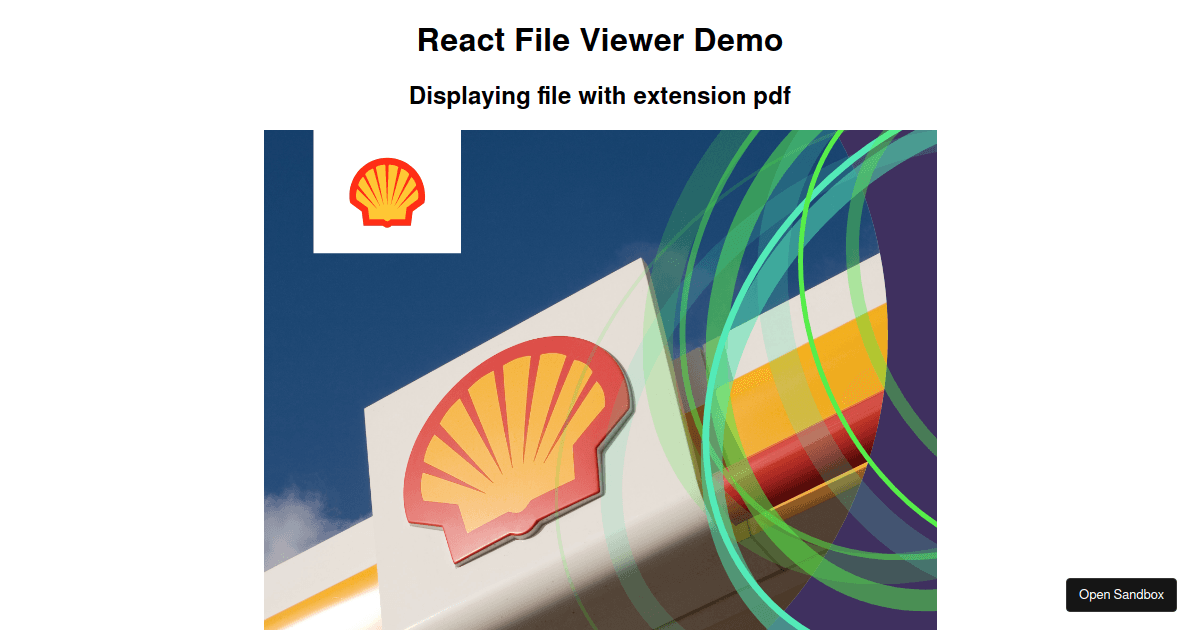 React File Viewer (forked) - Codesandbox