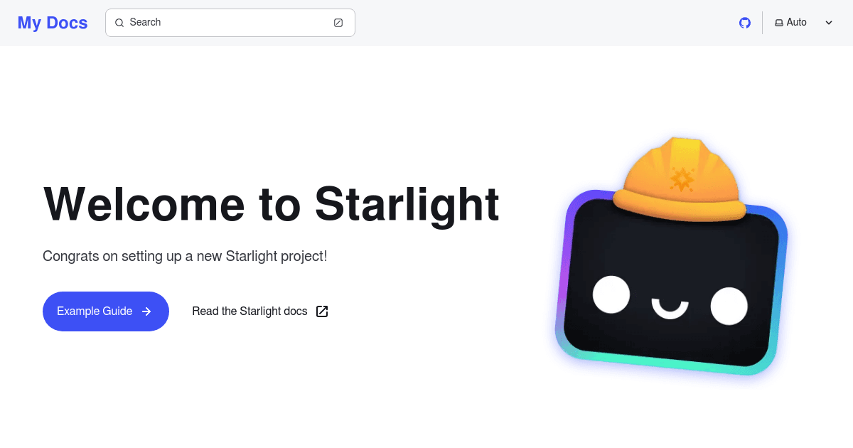 Astro Starlight Documentation - Codesandbox