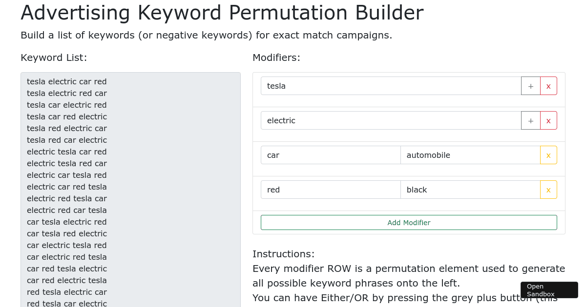 advertising-keyword-list-builder - Codesandbox