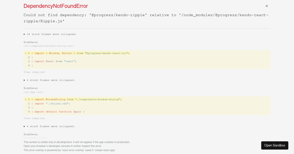 React Typescript (forked) - Codesandbox