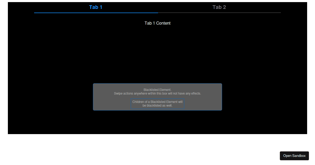 Swipeable Tabs Customisation (forked) - Codesandbox