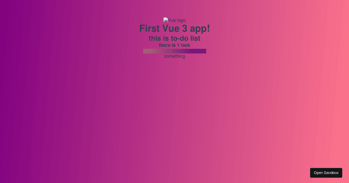 vue-3 - Codesandbox