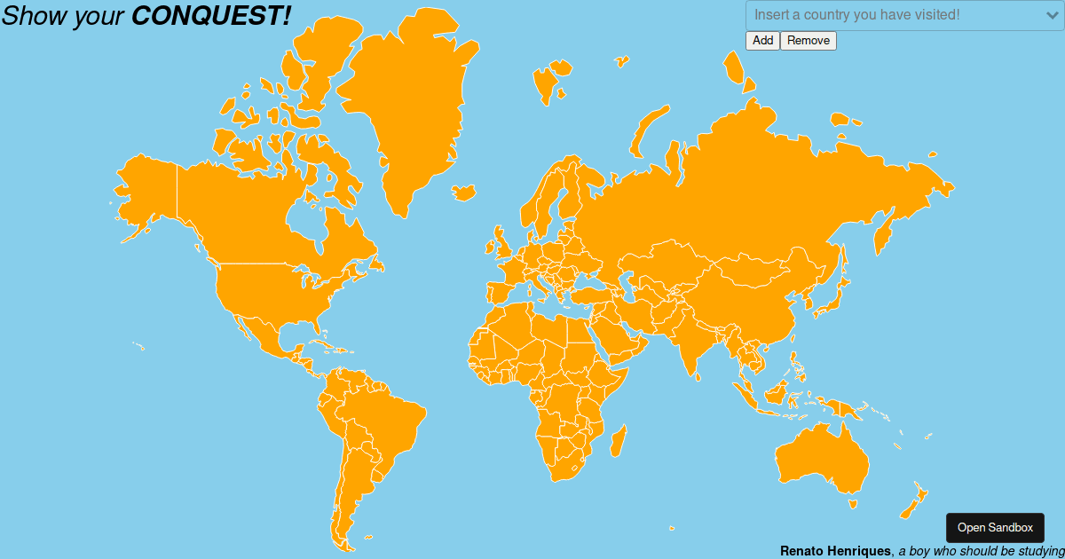 Vue World Map - Codesandbox