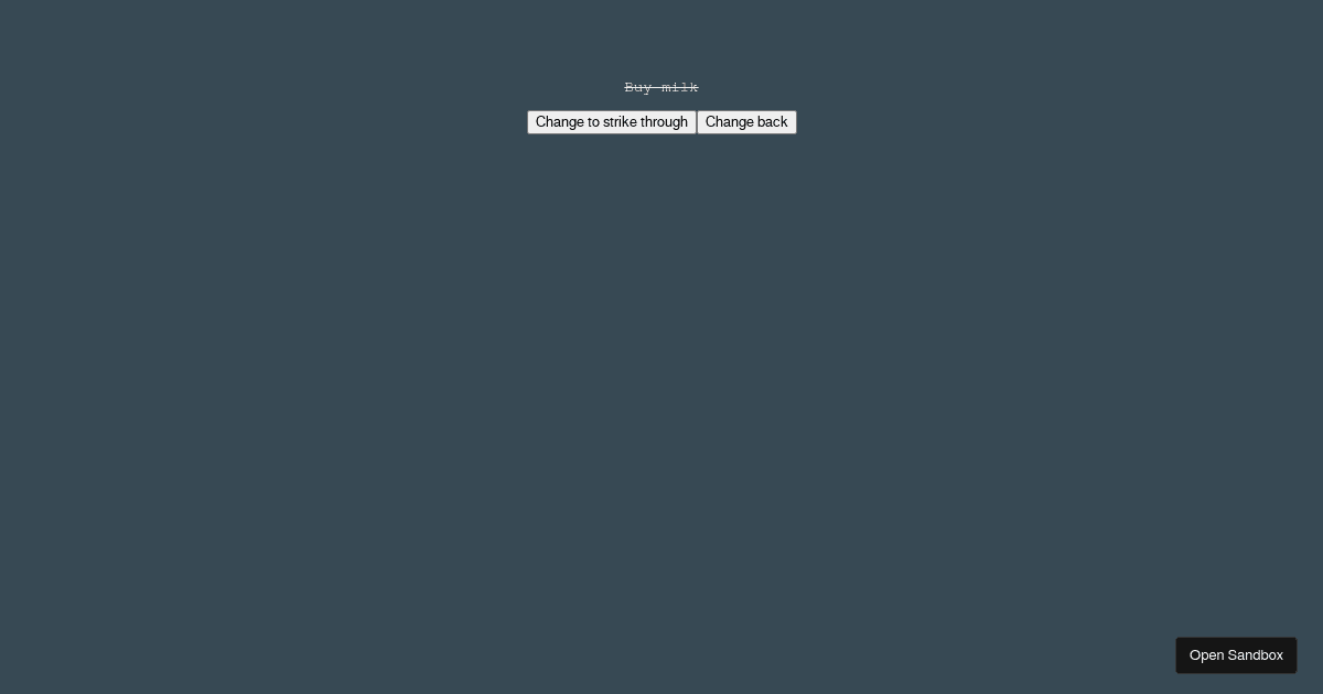 Introduction to State Completed (forked) - Codesandbox