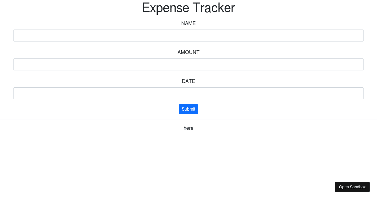 tobi-et-al/expense-tracker - Codesandbox