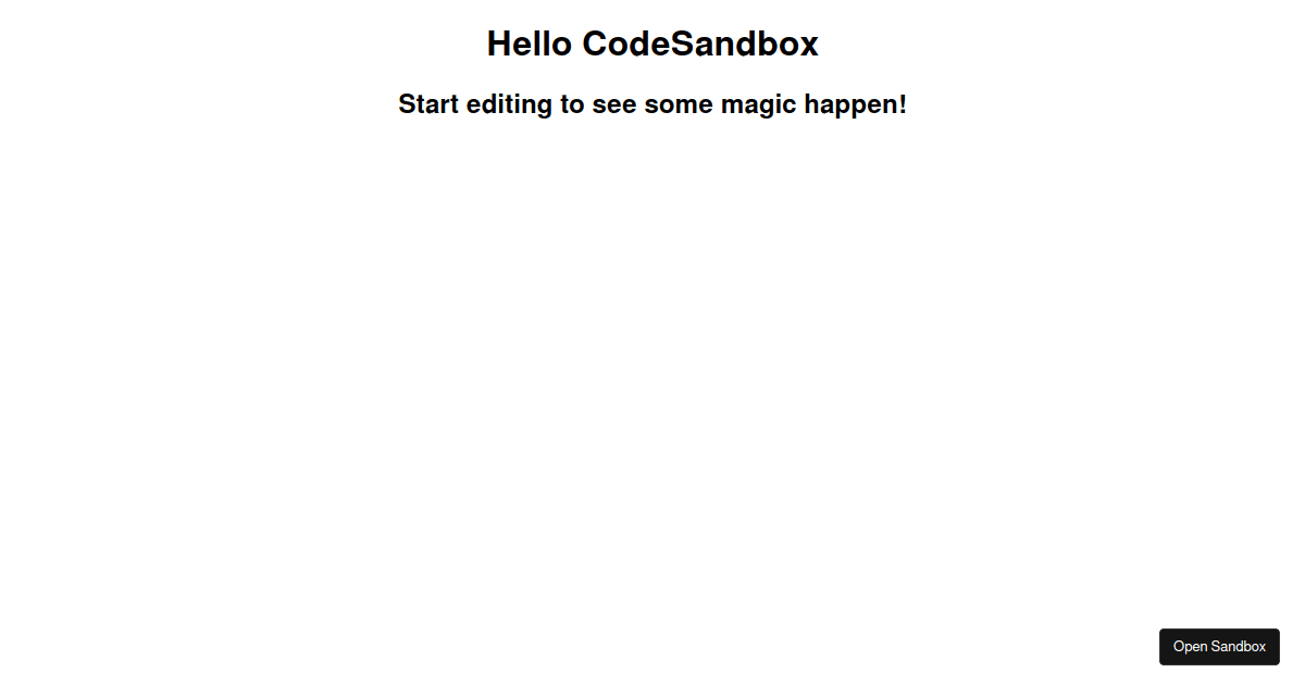 Fb login page - Codesandbox