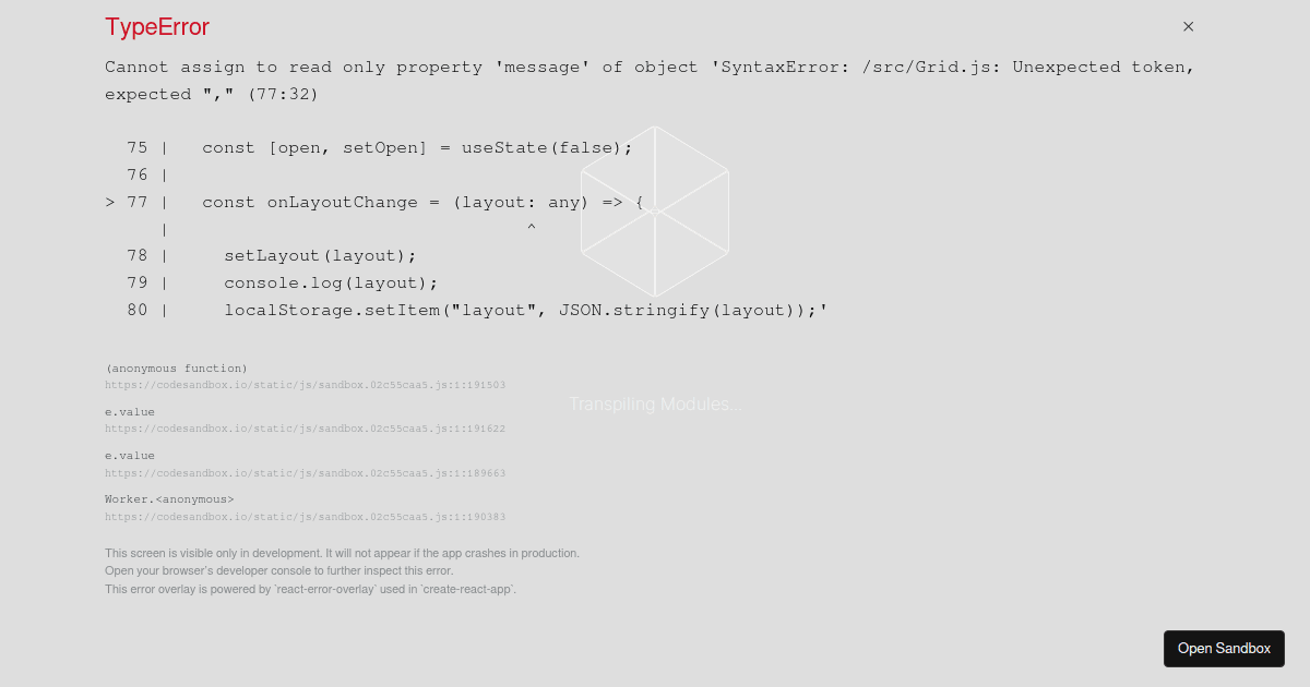 dashboard (forked) - Codesandbox