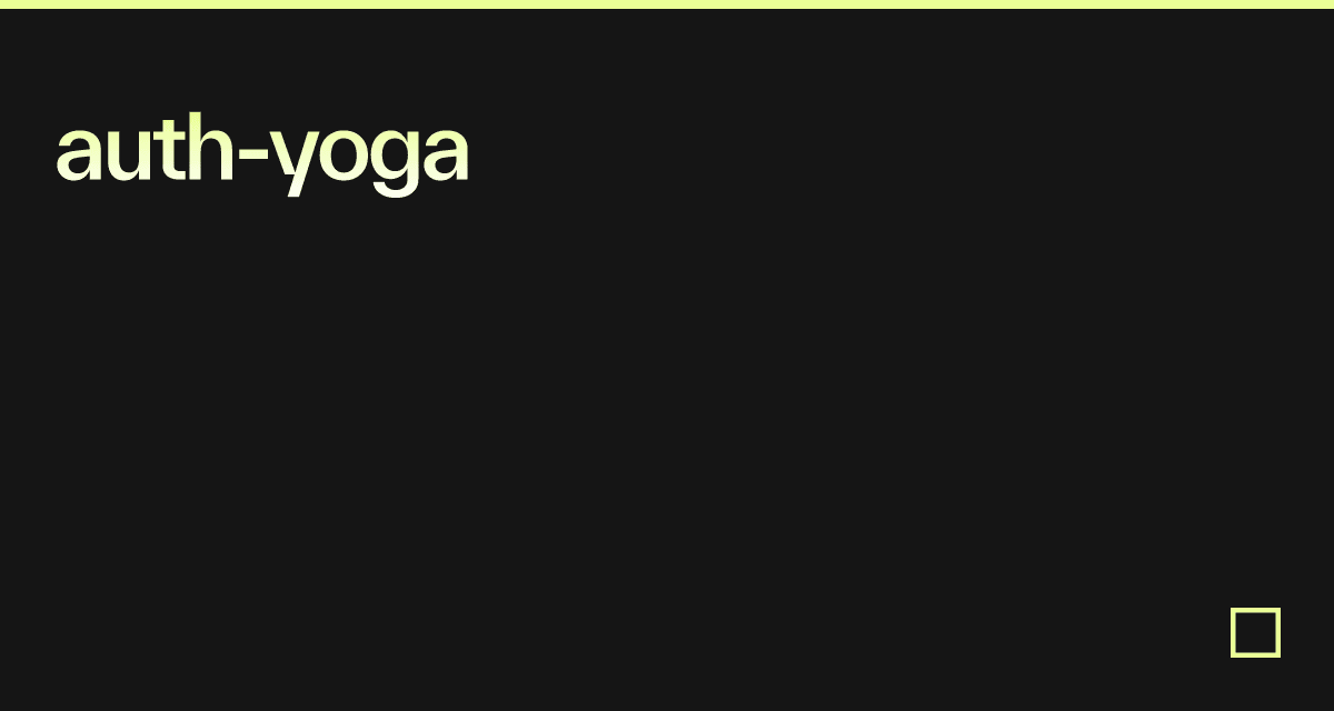 authyoga Codesandbox