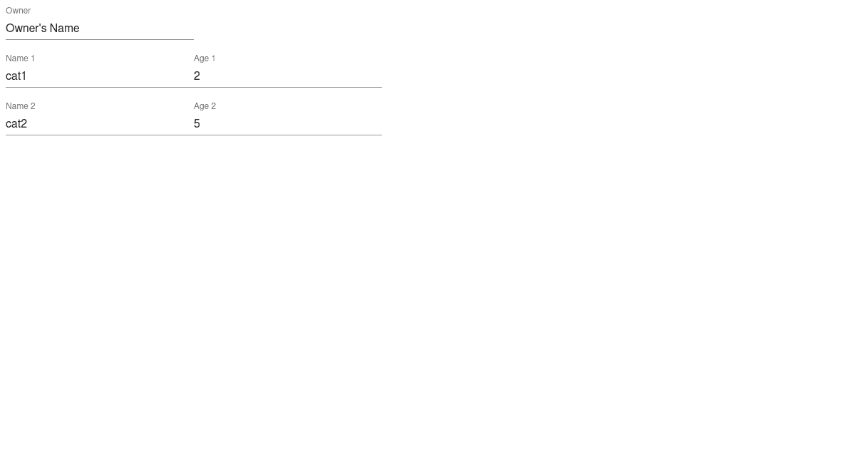 dynamic form change-handler - Codesandbox