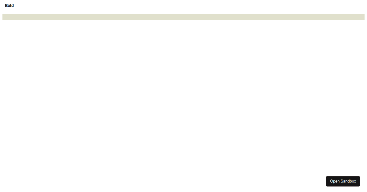 TipTap Extension Example (forked) - Codesandbox