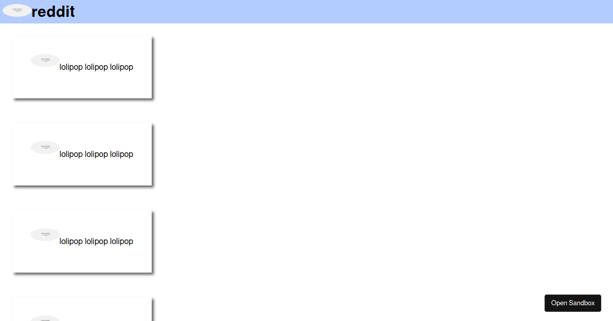 cranky-water-reddit-clone-v1 - Codesandbox