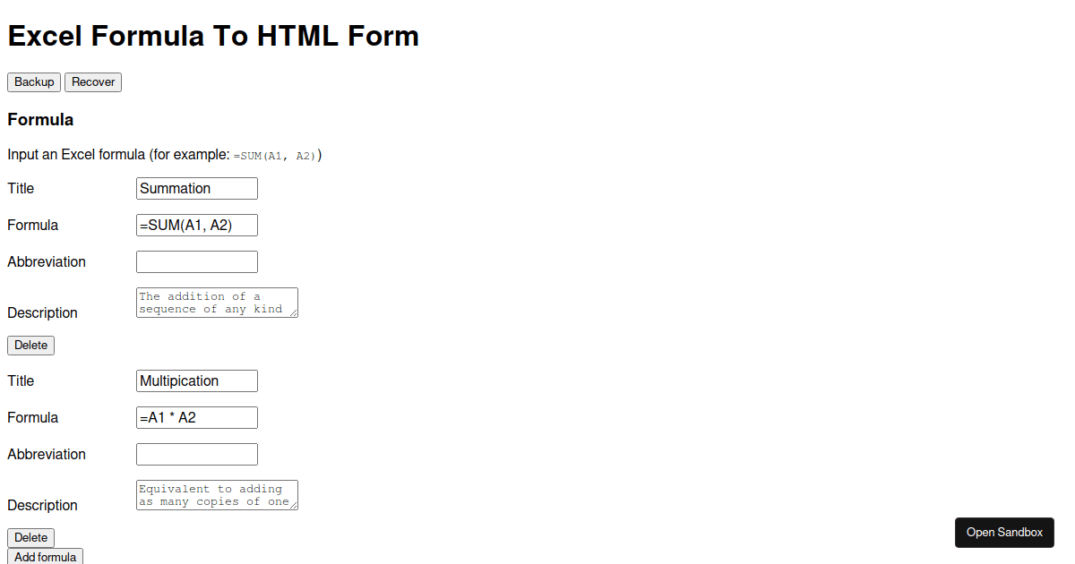 excel-formula-to-html-form - Codesandbox