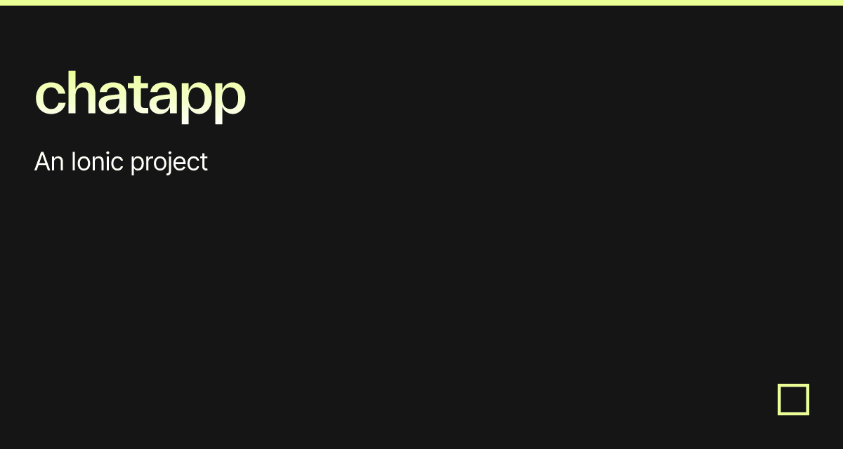 chatapp - Codesandbox