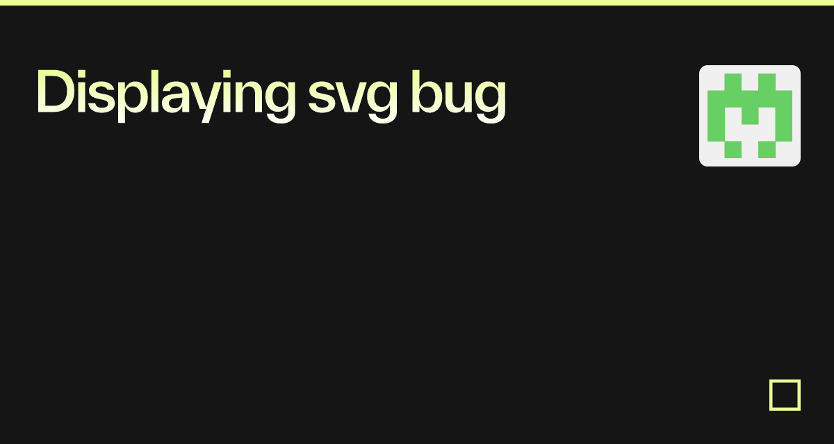 Displaying svg bug - Codesandbox
