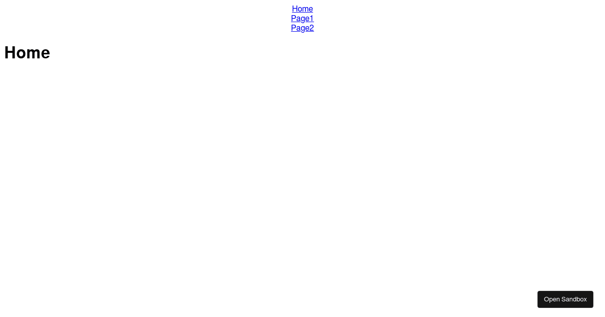 react - Codesandbox